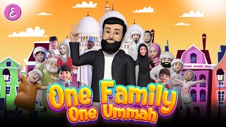 Omar Esa  One Family One Ummah Nasheed  3D Islamic Animation [upl. by Ahsatam]