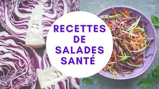 Recettes Simples De Salades Saines  Délicieux [upl. by Ainevuol]