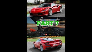 Ferrari F8 TributoDubai Autodrome Track383kph top speed PART 7 [upl. by Bartosch47]