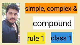 Simplecomplex compound  changing sentence transformation of sentence  hsc simple amp complex [upl. by Plantagenet33]