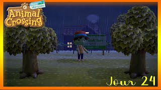 Animal Crossing  New Horizons  Jour 24  Futur pont et futur parcelle [upl. by Hajan]