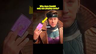 Why does Gambit stick to using playing cards movie marvel shorts [upl. by Aranat404]