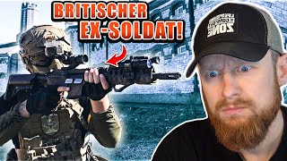 ER ZERSTÖRT ALLE  Britischer ExSoldat im Airsoft Kampf  Fritz Meinecke reagiert [upl. by Leirvag]