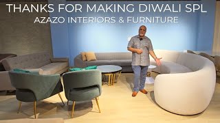 Designer Studio Azazo Furniture amp Interior  Diwali Special Episode  Statment Homes amp Furniture [upl. by Holloway550]