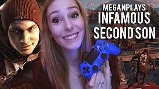 Meganplays Infamous Second Son Market District Takeover [upl. by Nazay]