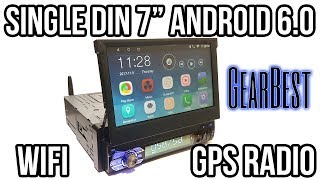 Single Din Android 60 Car Stereo GPSWiFi  Ezonetronics [upl. by Ahtel]