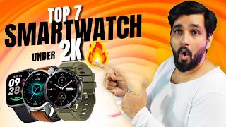 Top 5 Best Smartwatch under ₹2000  Bluetooth Calling amp Sport Watch  2024 [upl. by Thea555]