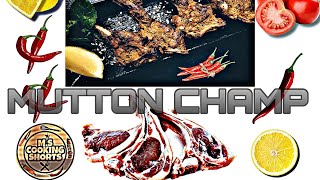 MUTTON CHAAMP  Mutton chops LAMB chops Recipe  MS cooking shorts [upl. by Hawkie]