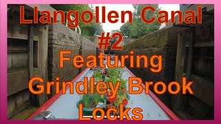 Langollen Canal Part 2 Featuring Grindley Brook Locks and more canal llangollencanal narrowboat [upl. by Dronel]