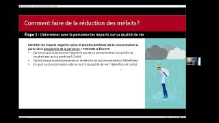 La réduction des méfaits dans le cadre de l’intervention psychosociale version jeunesse [upl. by Padraic]