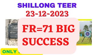 Shillong Teer Common Number 23122023  Shillong Teer Target Number  Shillong Teer Hit Number [upl. by Deidre]