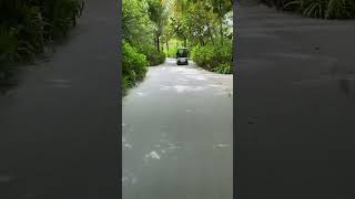 🇲🇻 Maldives  Waldorf Astoria Golf buggy ride [upl. by Yllier705]