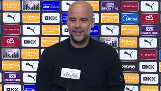 EMBARGOED PRESS CONFERENCE Pep Guardiola Manchester City v Tottenham [upl. by Dede]