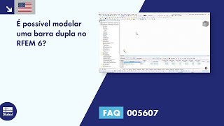 EN FAQ 005607  É possível modelar uma barra dupla no RFEM 6 [upl. by Lela]