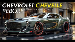 Chevrolet Chevelle Reborn Concept Car AI Design [upl. by Wylen]