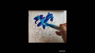 HOW TO DRAW HYACINTH FLOWER STEP BY STEP FOR BEGINNERS hyacinth art flowerdrawing [upl. by Ursi]