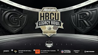 NCAAF 2024 HBCU Legacy Bowl  Team Gaither vs Team Robinson [upl. by Carrnan203]