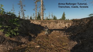 Arma Reforger Tutorial how to make trenches [upl. by Hannahc]