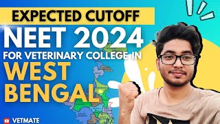 NEET2024 Expected cutoff in West Bengal😥🔥category wise ll neet neet2024 neet2023 Vetmate22😲😱🤯 [upl. by Llenram]