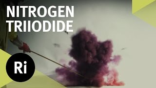 Contact Explosive  Detonating Nitrogen Triiodide [upl. by Atnek]