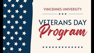 Vincennes University Veterans Day Program 2023 [upl. by Ekul65]