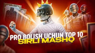 PRO PUBGER BOLISH UCHUN 🫨🥶 10 TRENIROVKA MASHQLARI 🔥✅  BGMI amp PUBGM MOBILE [upl. by Abran]