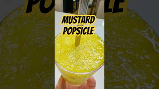 Mustard Popsicle      mustard dessert mustardmonday [upl. by Yendys]