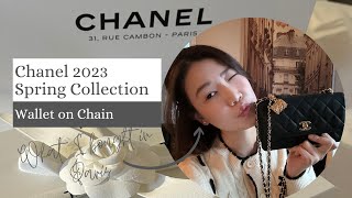 My First Chanel Wallet on Chain  Spring Collection 2023 [upl. by Mcgruter]