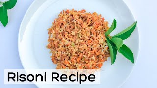 Risoni Recipe  Easy and Healthy Recipe [upl. by Ainahs]