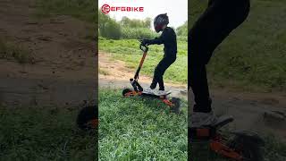 🛴⚡5600w Electric Scooter Off Road Riding with EFGBIKE ES09 Powerful Dual Motors Escooter escooters [upl. by Cappello]