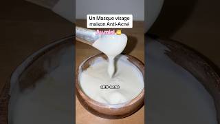 Masque visage maison anti acné au miel 🍯 [upl. by Ahsatsan]