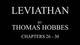 Leviathan by Thomas Hobbes Ch 26  30 Audio Recording [upl. by O'Kelly]