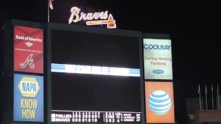 Atlanta Braves Tomahawk Chop June172014 Turner Field [upl. by Allison]