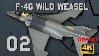 148 Meng F4G Wild Weasel 02  Main Assembly  4K [upl. by Gildea]