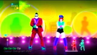 Just Dance 4  Wii  Gangnam Style  Op op op [upl. by Biegel]