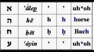 The Alphabet  lesson 1 Biblical Hebrew [upl. by Tlevesoor611]