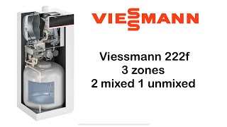 Viessmann 222 3 zones 2 mixed one Unmixed [upl. by Joyan]