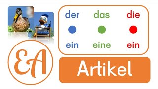 2  Grammatik Vorkurs  Artikel  ein eine ein  bestimmter u unbestimmter Artikel  Deutsch lernen [upl. by Arehs26]