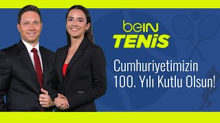 🇹🇷 Cumhuriyetimizin 100 Yılı  Berceste Şeber amp Ulaş Çan  beIN Tenis [upl. by Nnailuj]