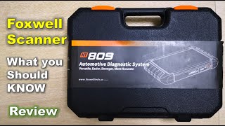 Foxwell NT809 OBD2 diagnostic scanner review  All you need to know Before Buying [upl. by Anelaf]