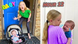 Baby Dropped Off at My House Being a Mom for 24 Hours [upl. by Sydel]