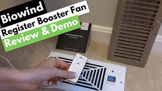 DOES IT WORK Biowind 4x10 Register Booster Fan PROs amp CONs [upl. by Eelyme]