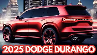 2025 Dodge Durango Three Row SUV Finally Revealed  First Look [upl. by Adnomar]