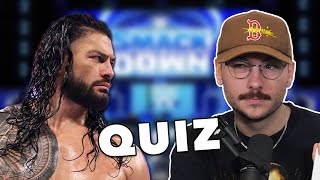 ACKNOWLEDGE the Roman Reigns Quiz [upl. by Nawuj197]