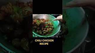 chili chicken recipe   recipe tips video  shorts video  viral video [upl. by Rikki]