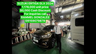 SUZUKI HYBRID ERTIGA GLX 2024 MODEL nocodingcar rammelgonzales [upl. by Donaldson]