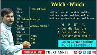 Use of Which in German  German Grammar  A2  Learn German A1 A2 [upl. by Anigger]