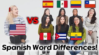 American was shocked by Spanish Differences Spain Mexico Colombia Chile Peru Cuba Ecuador [upl. by Altheta213]