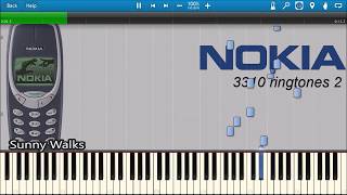 NOKIA 3310 RINGTONES IN SYNTHESIA 2 [upl. by Ardnekan]