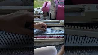 Knitting is patience knitting knitstagram handmade knittingmachine diycrafts [upl. by Farris]